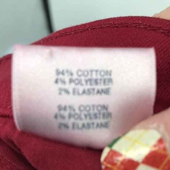 J Brand Alana High Rise Jagged Opium Python Red Size 23 New - Picture 11 of 12